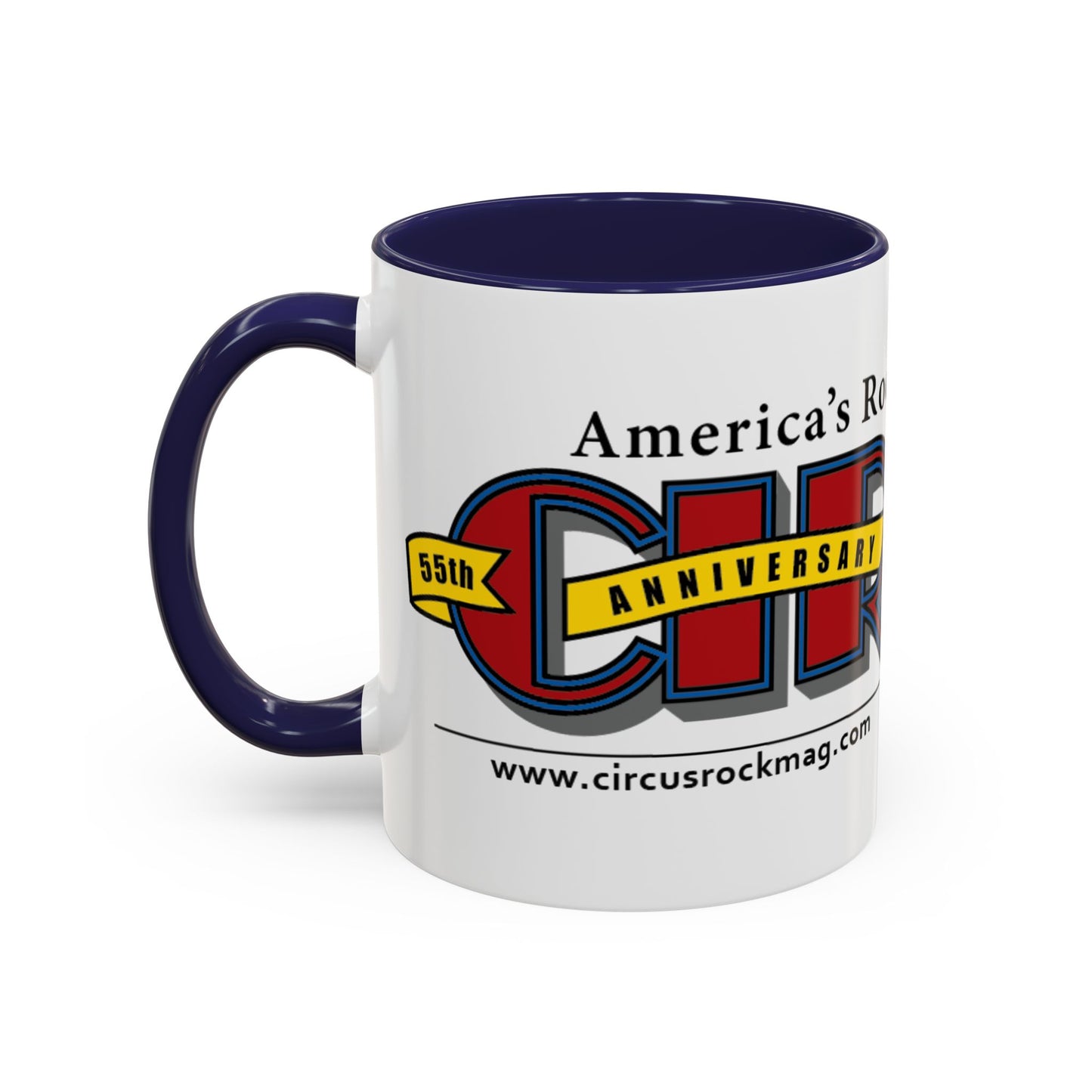 55th Anniversary Accent Coffee Mug (11, 15oz)
