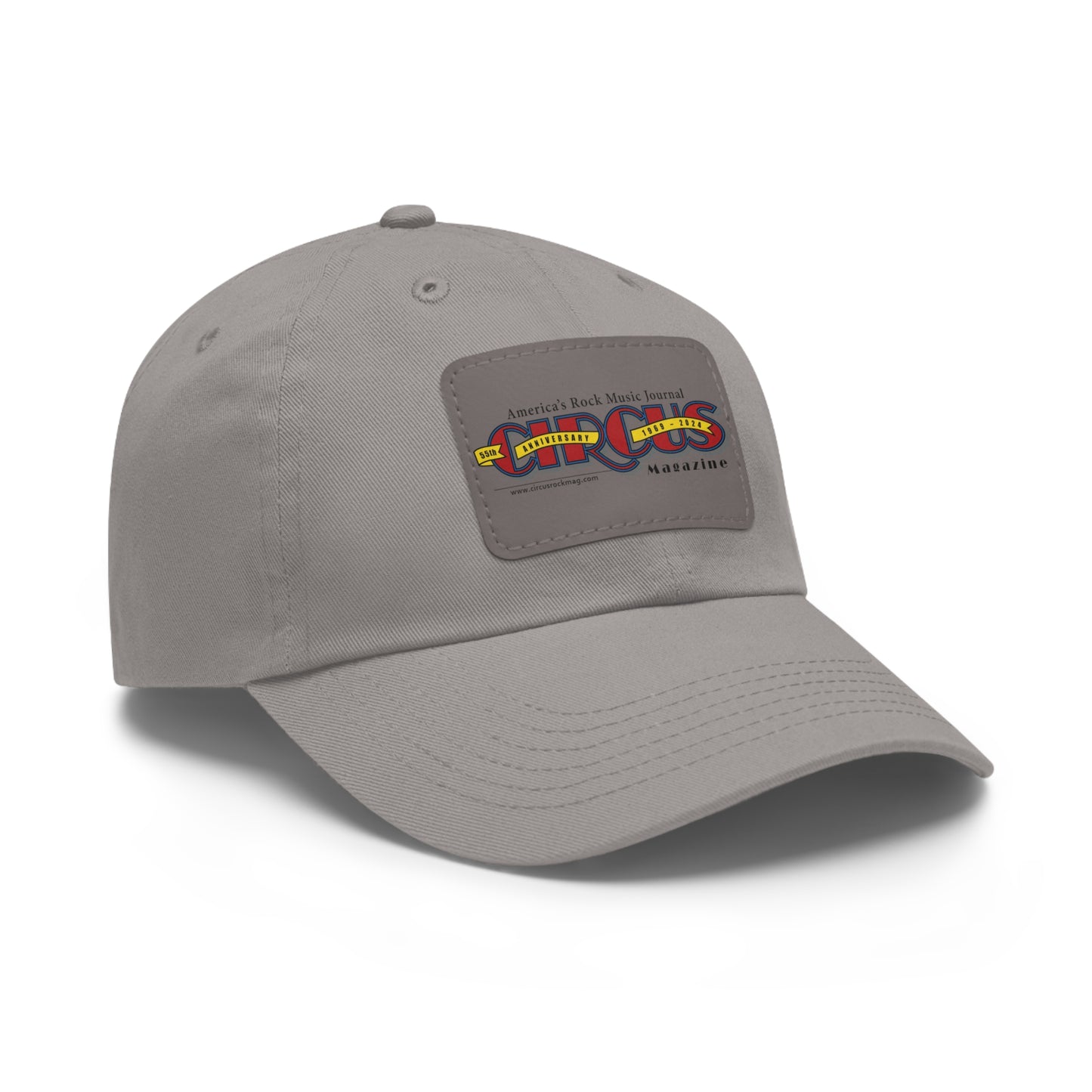 55th Anniversary Dad Hat with Leather Patch