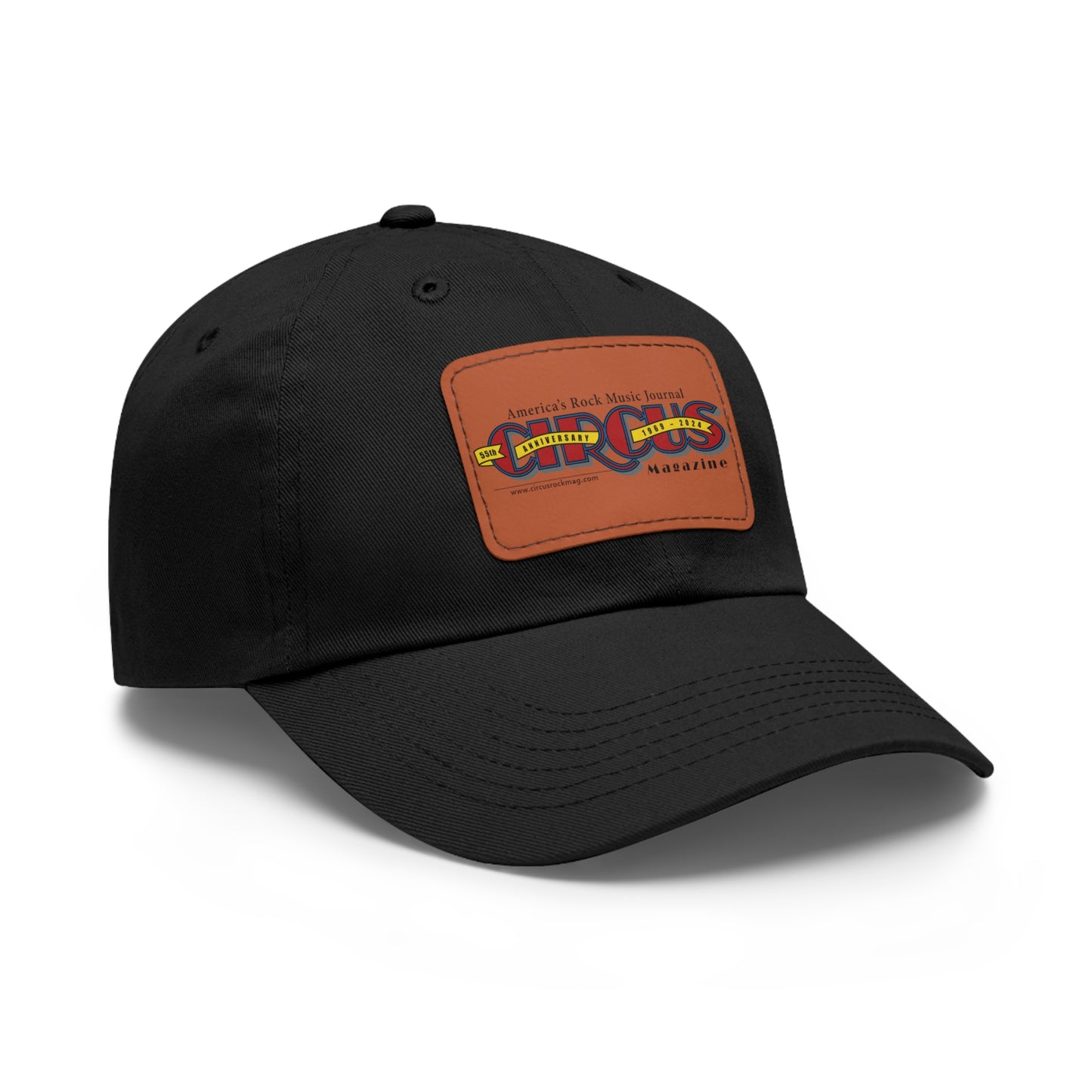 55th Anniversary Dad Hat with Leather Patch