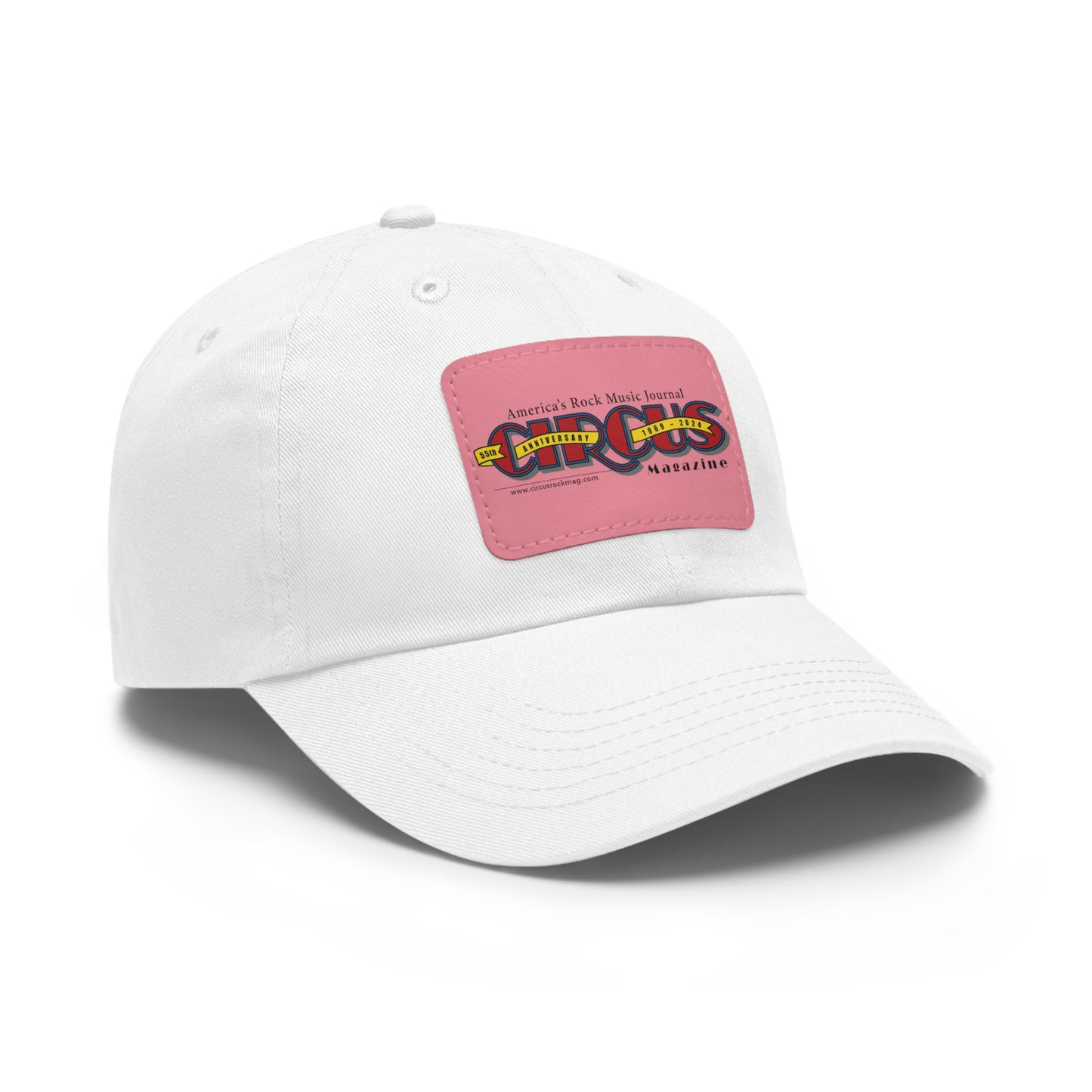 55th Anniversary Dad Hat with Leather Patch