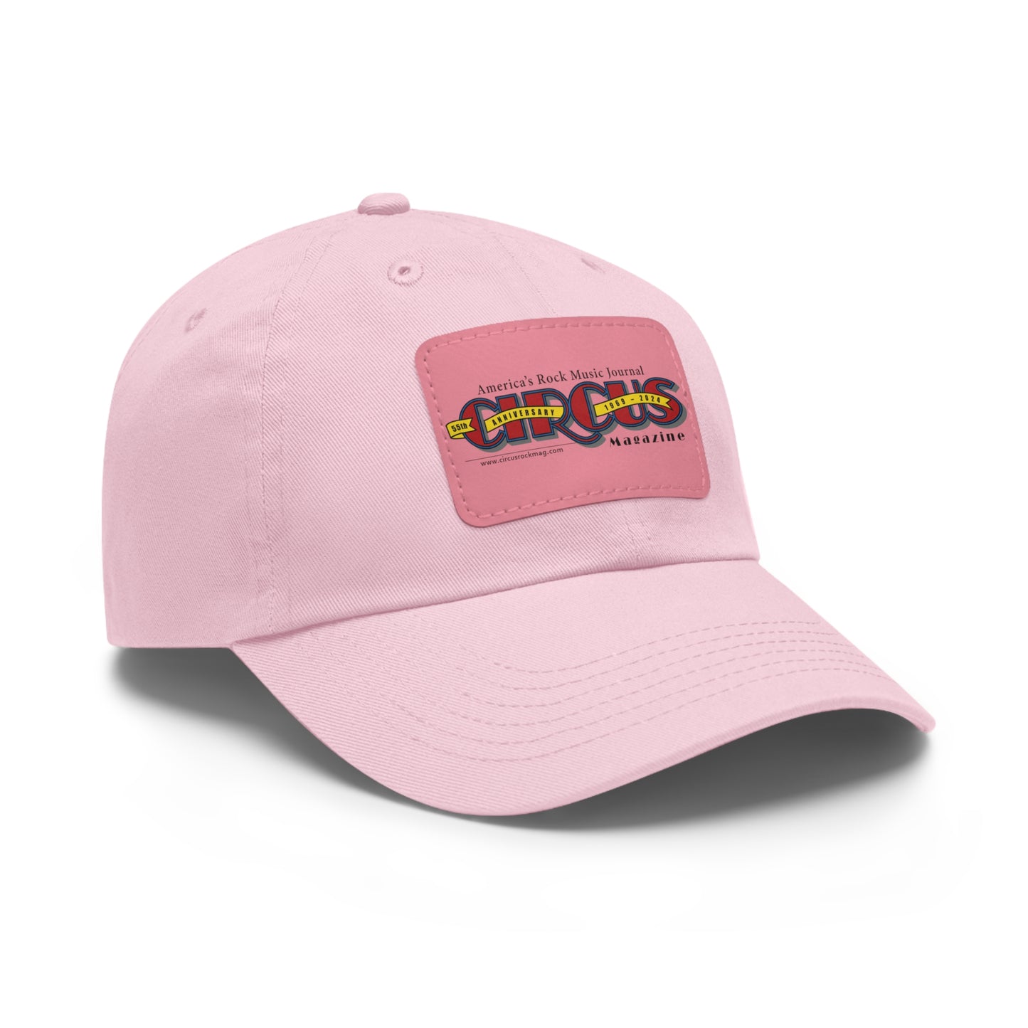 55th Anniversary Dad Hat with Leather Patch