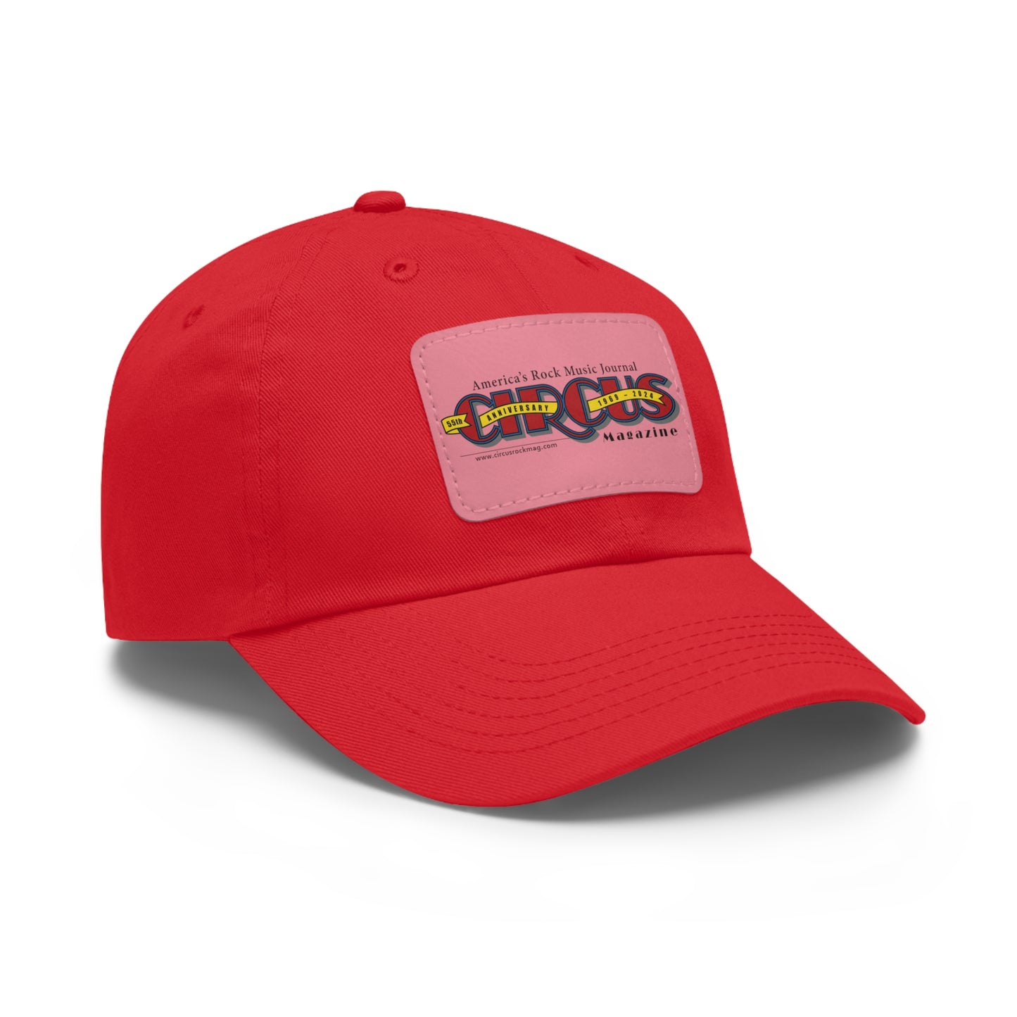 55th Anniversary Dad Hat with Leather Patch