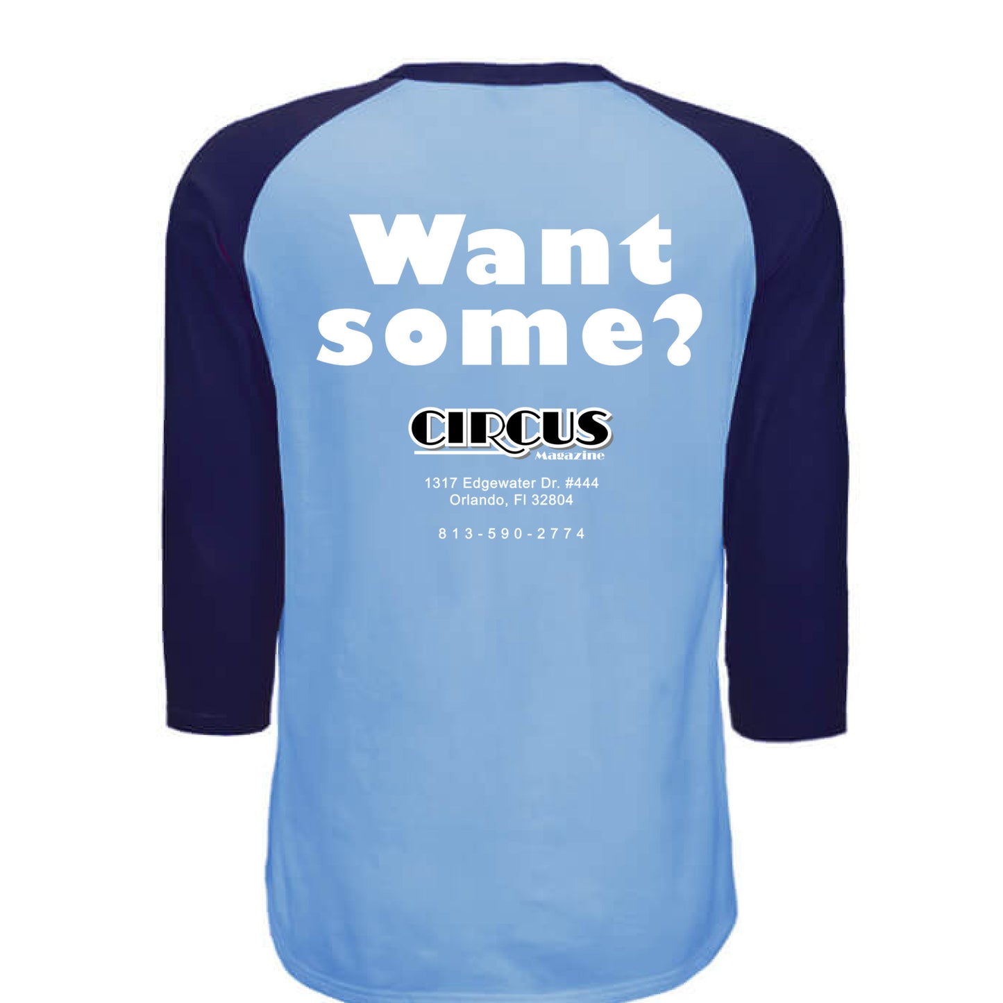 CAROLINA BLUE / NAVY - BACK