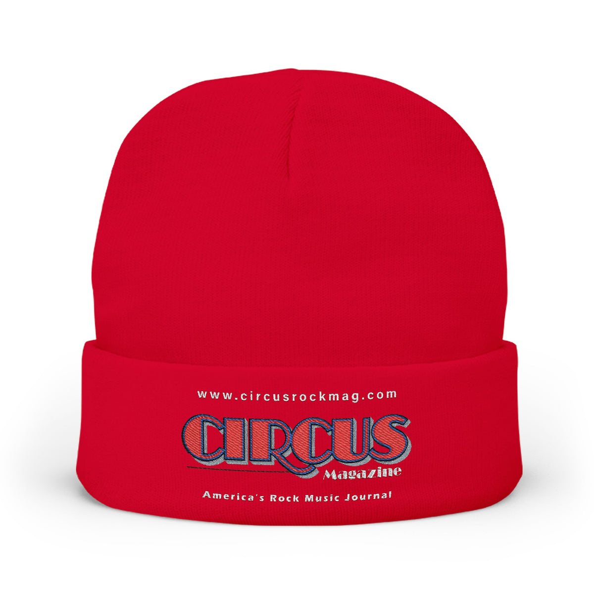 Embroidered Knit Beanie