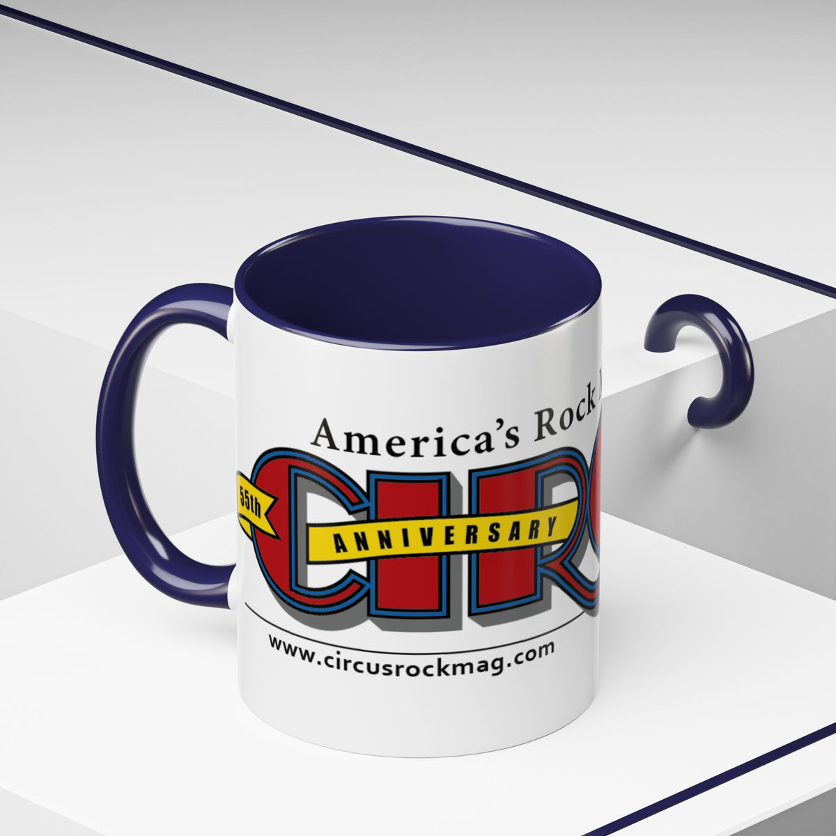 (11, 15oz) - 55th Anniversary Accent Coffee Mug