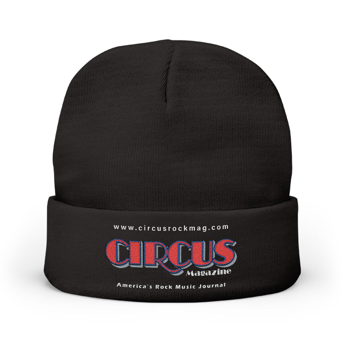 Embroidered Knit Beanie