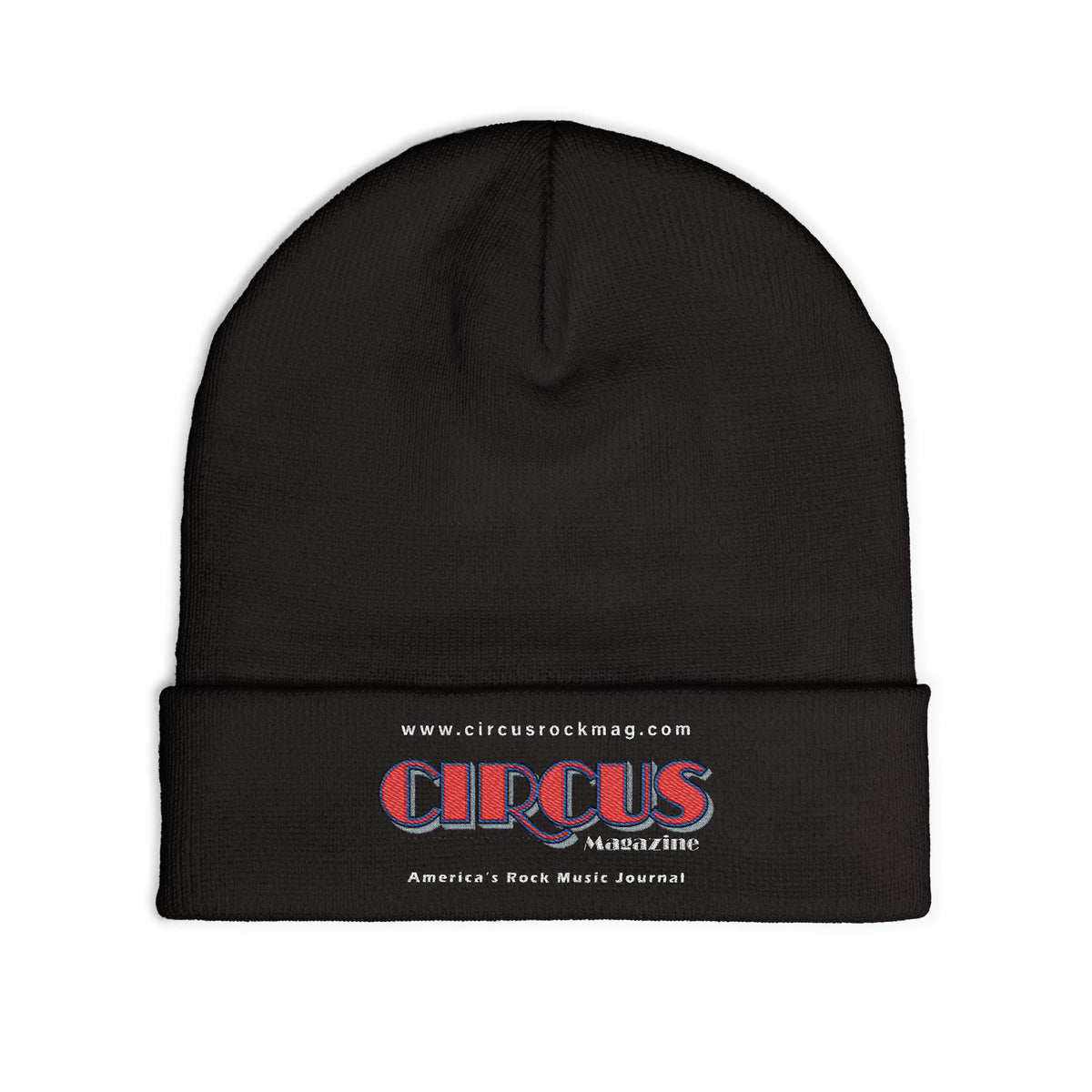 Embroidered Knit Beanie