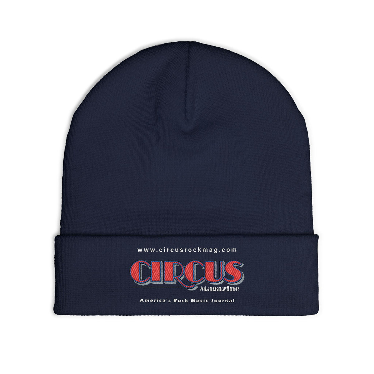 Embroidered Knit Beanie