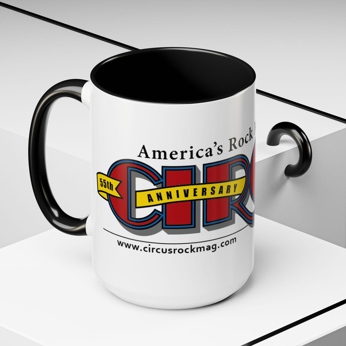 (11, 15oz) - 55th Anniversary Accent Coffee Mug