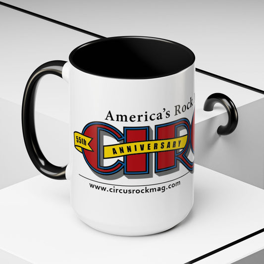 (11, 15oz) - 55th Anniversary Accent Coffee Mug