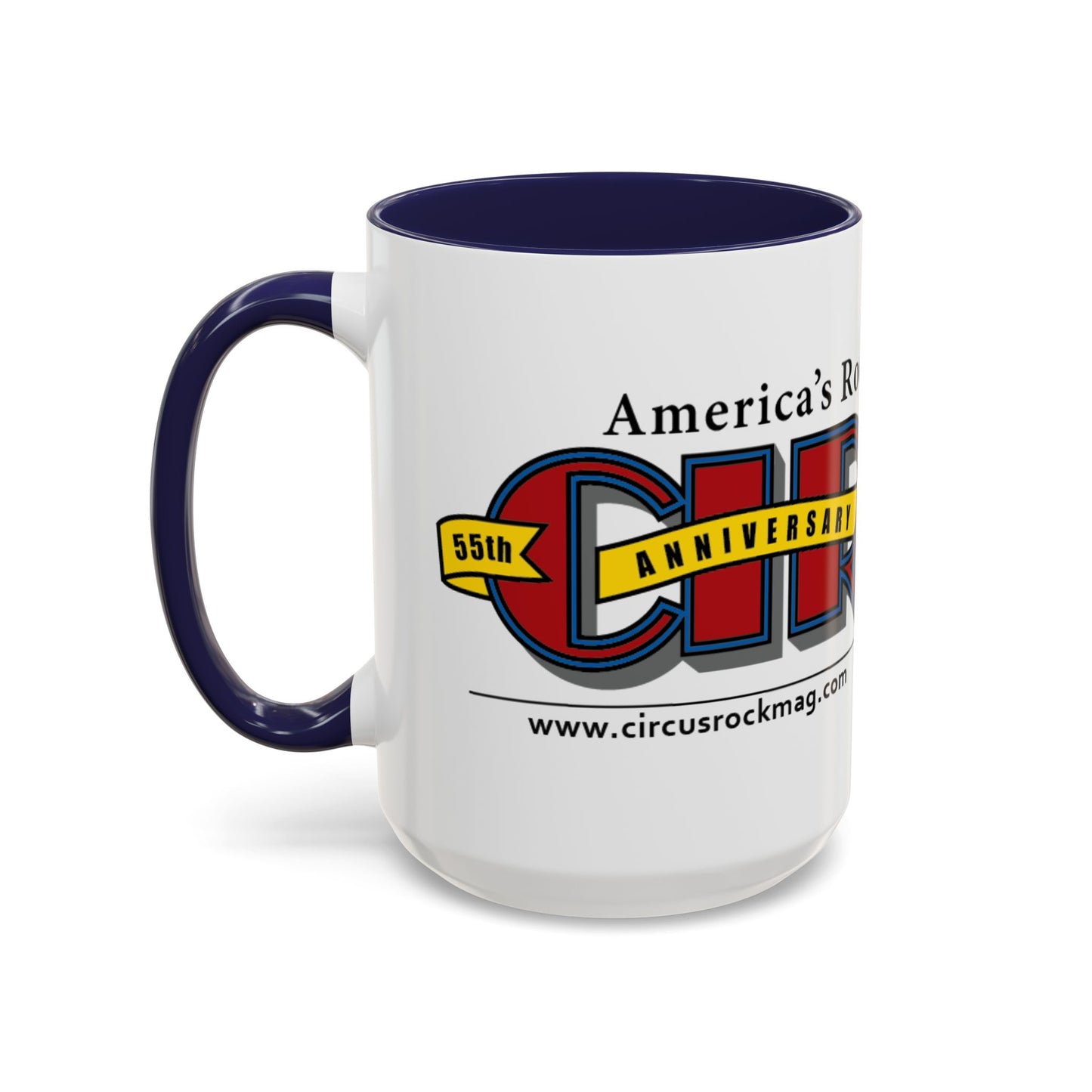 (11, 15oz) - 55th Anniversary Accent Coffee Mug