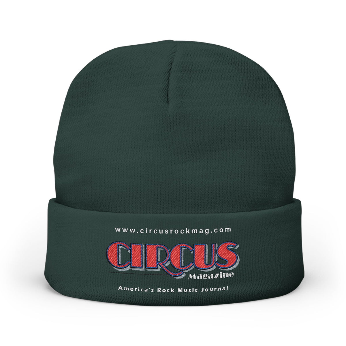 Embroidered Knit Beanie