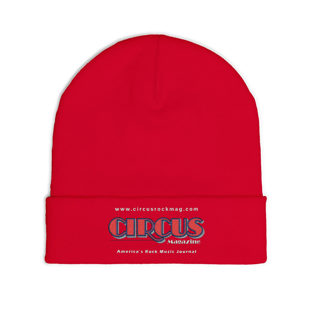Embroidered Knit Beanie