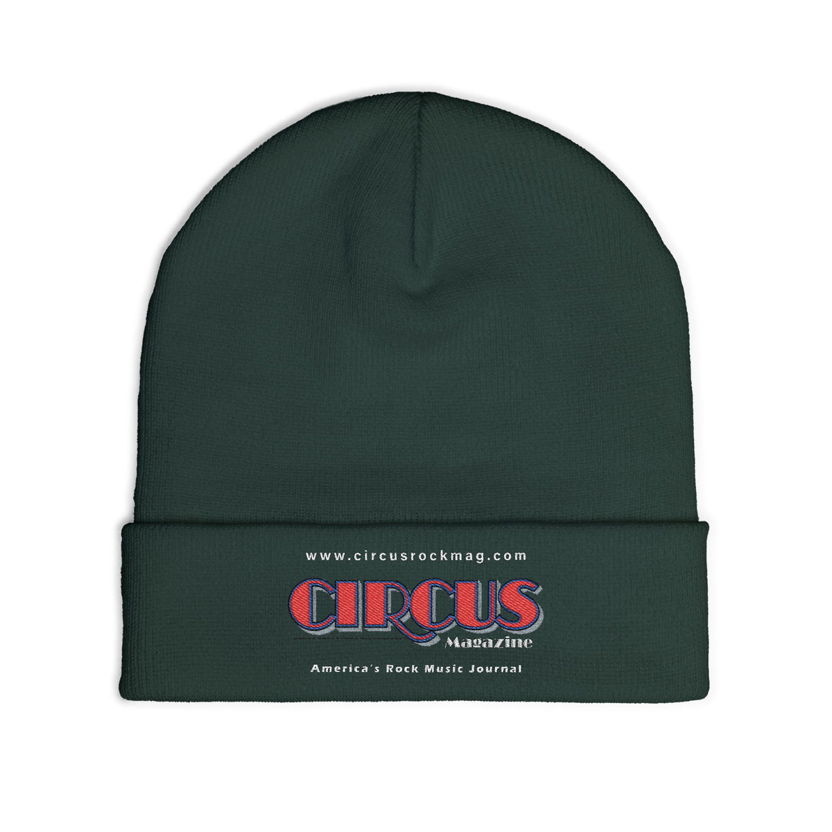 Embroidered Knit Beanie