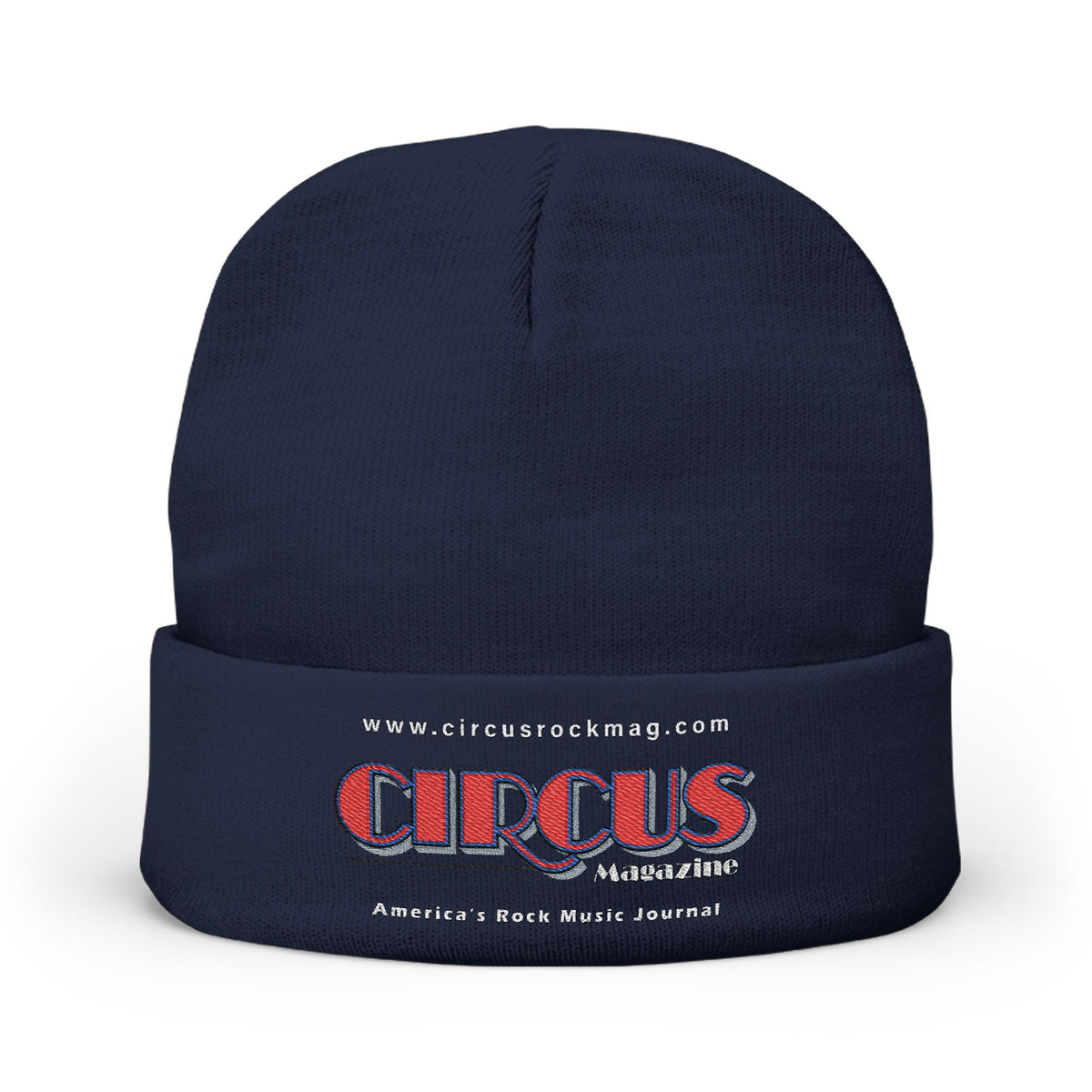 Embroidered Knit Beanie