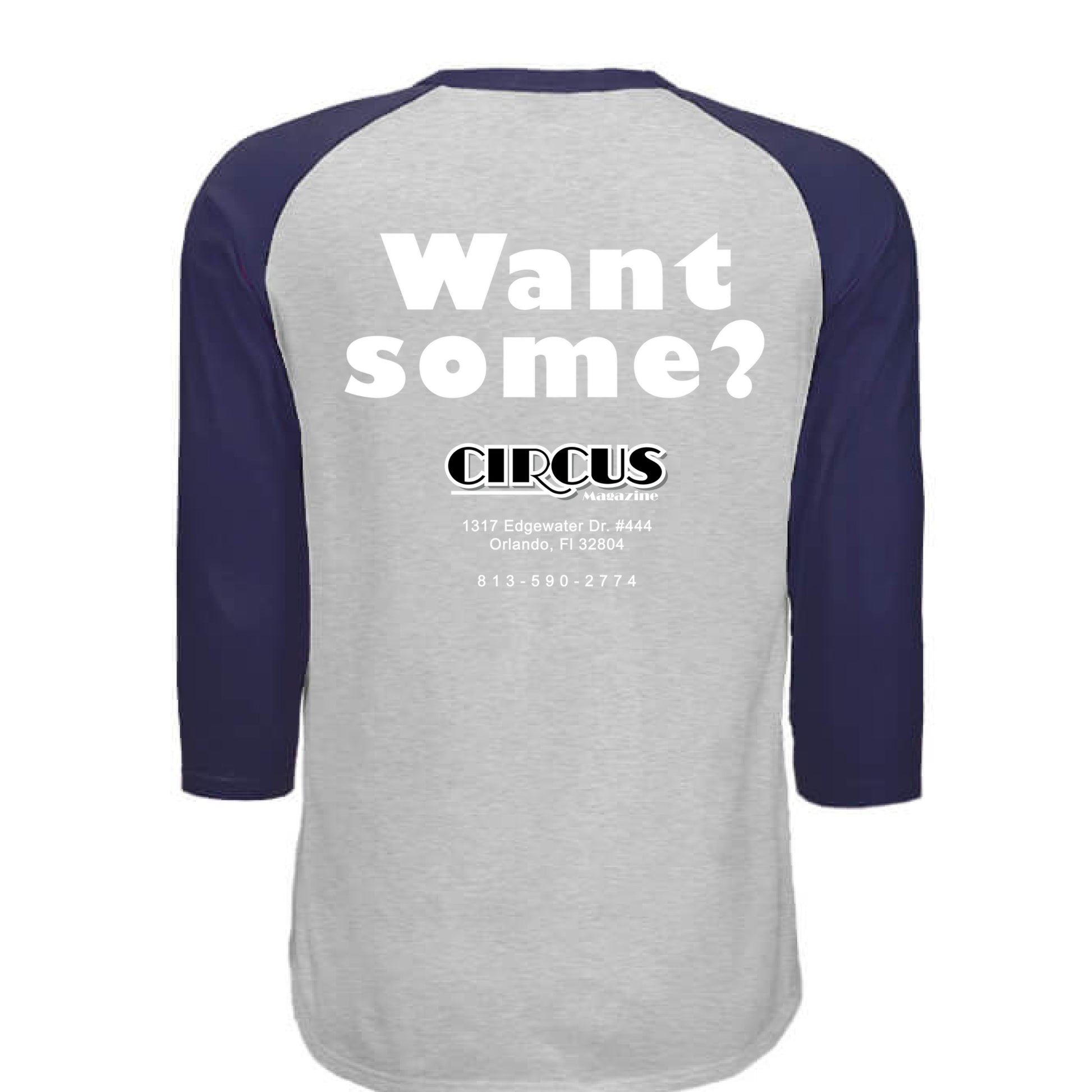 HEATHER GREY / NAVY - BACK