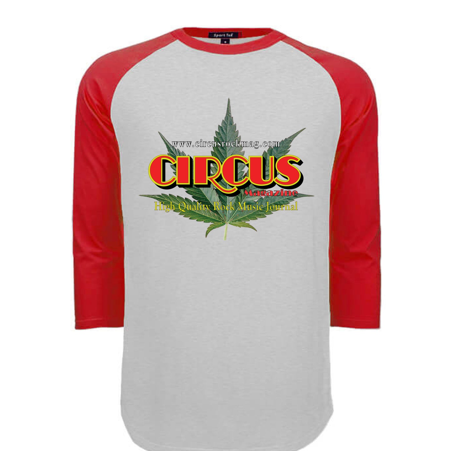 HEATHER GREY / RED - FRONT